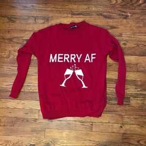 Christmas sweater from pretty little thing